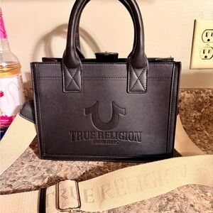 True Religion Black Crossbody purse 👜